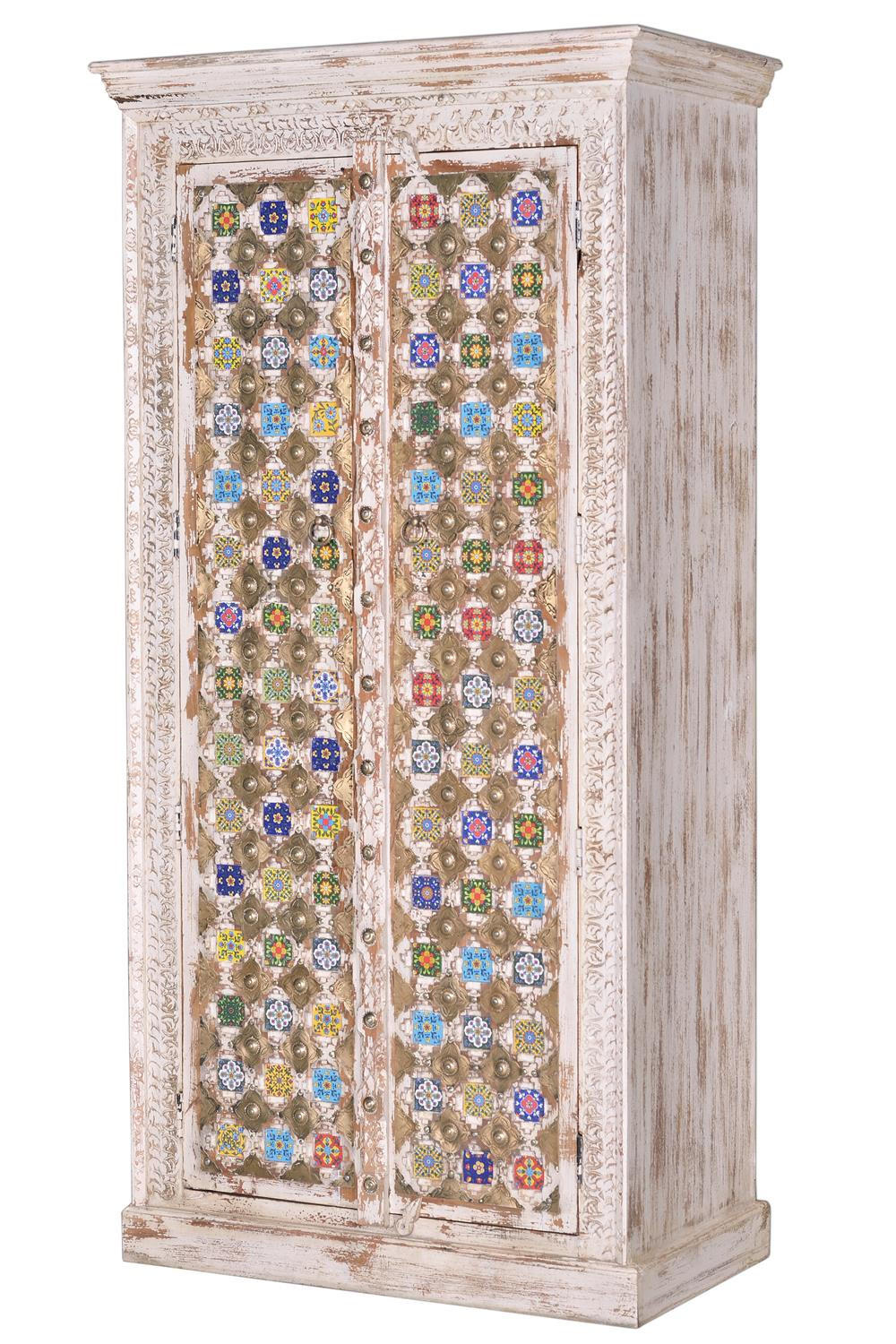 Giner y Colomer Highboard Perlmutt 50x180x90 cm
