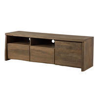 TV-BOARD Mango 178x48x58 braun geölt / sandgestrahlt PURE MANGO #123 - Braun, Holz (48/58/178cm) - Massivmoebel24