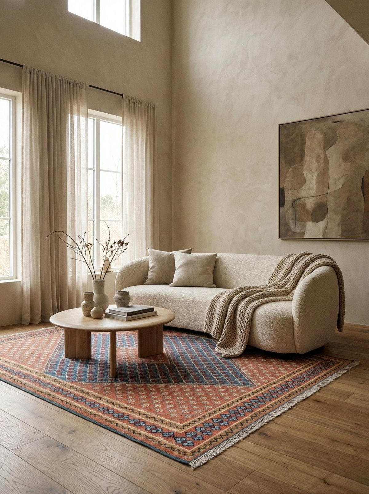 HANDWEBTEPPICH Kelim Senneh Blau 198/154 cm Schurwolle - Blau, Textil (154/198cm) - Looma