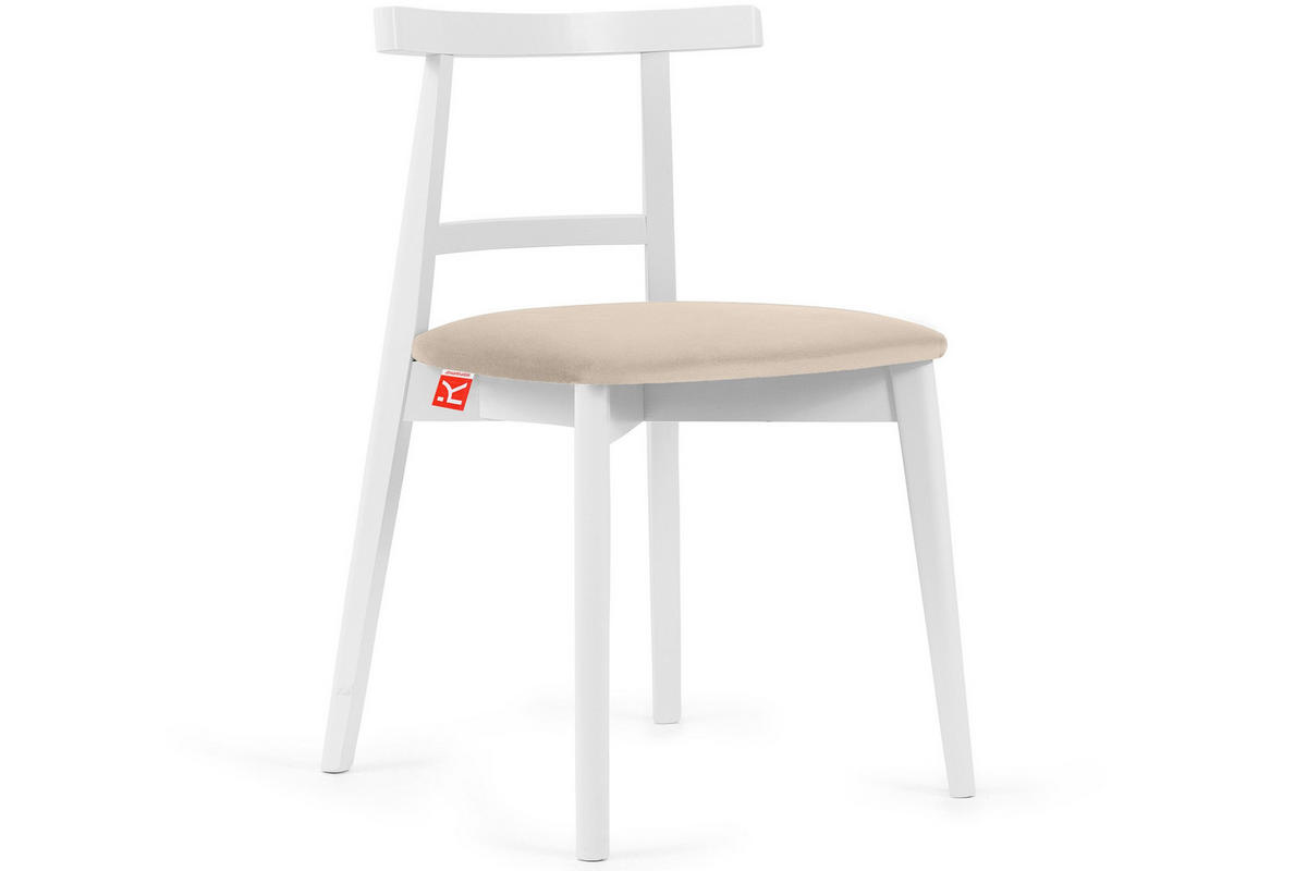 ESSTISCHSTÜHLE LILIO 2 St Vintage, Creme / weiß - Creme/Weiß, Holz/Textil (47/76/45cm) - KONSIMO®