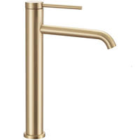 WASCHBECKENARMATUR CLIF GOLD BRUSH 20/4/29,5 cm - Goldfarben, Metall (4/29.5/20cm) - REA