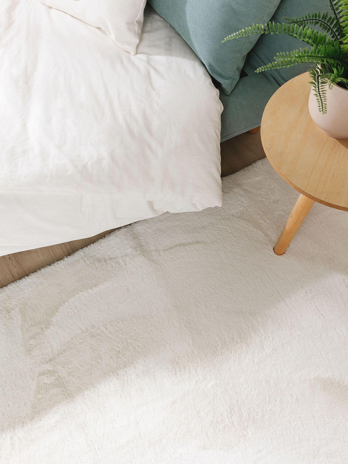 KUNSTFELLTEPPICH Furry Cream 70x200 cm - Creme, Kunststoff (70/200cm) - benuta