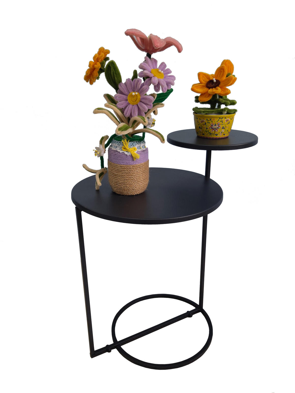 BEISTELLTISCH Bologn Eisen Anthrazit 55x35x35cm - Anthrazit, Metall (35/35/55cm) - DELUKE