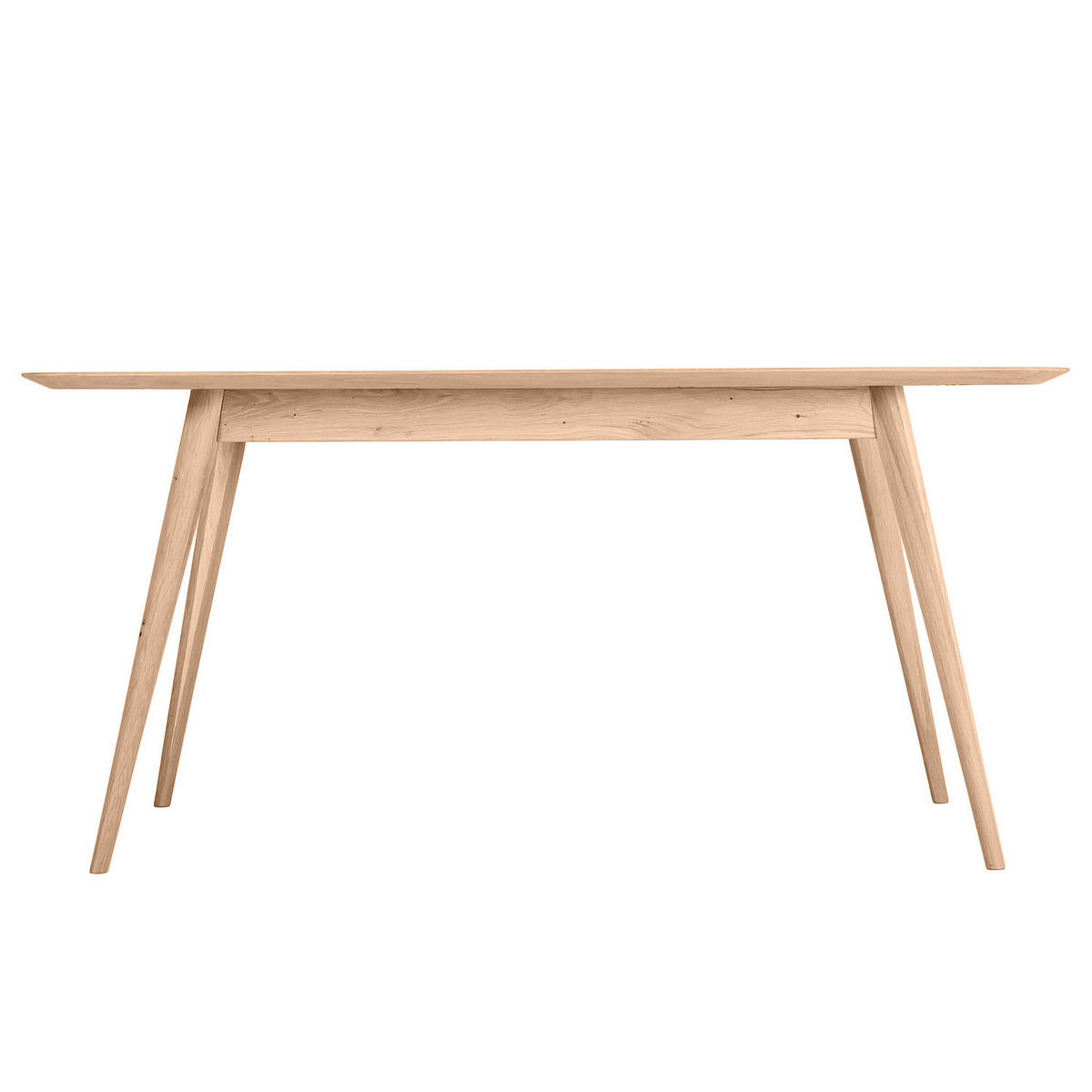 ESSTISCH - Massivholz - Eichefarben, Holz (90/160/75cm) - home24