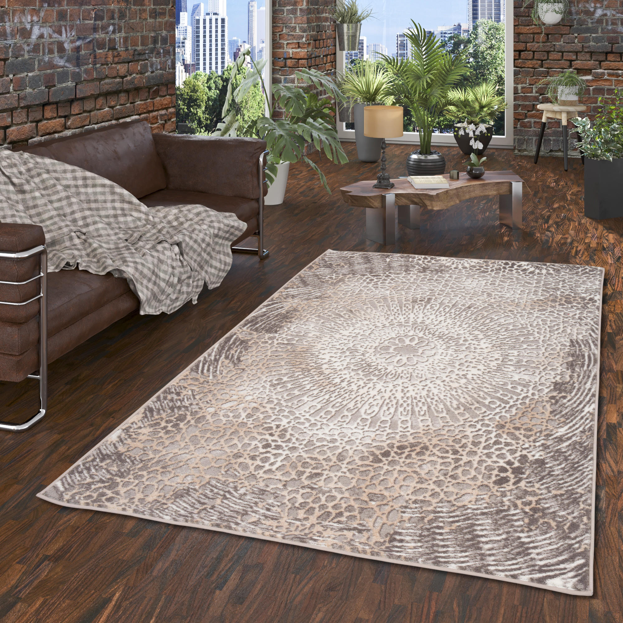 DESIGNER TEPPICH TAWIRA VINTAGE KLASSIK - Beige, Textil (160/230cm) - Pergamon