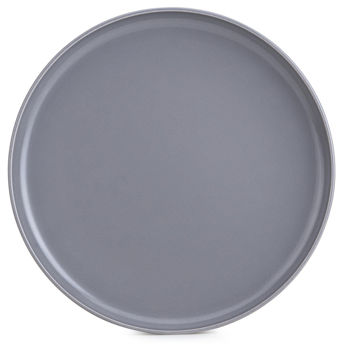 TAFELSERVICE VICTO 6 Personen 18-tlg, matt Grau, Weiß, Schwarz - Weiß/Grau, Keramik (27/2/27cm) - KONSIMO®