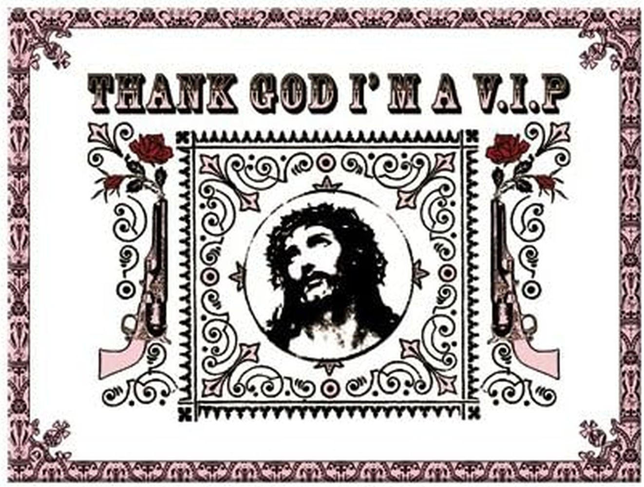 MAGNET 6/8 cm Thanks God... - Multicolor, Metall (8/6/0.1cm) - Nostalgic-Art