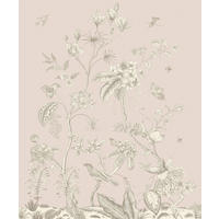 FOTOTAPETE Blumenmuster 270 x 150 cm - Beige, Papier (270/150cm) - Sanders & Sanders