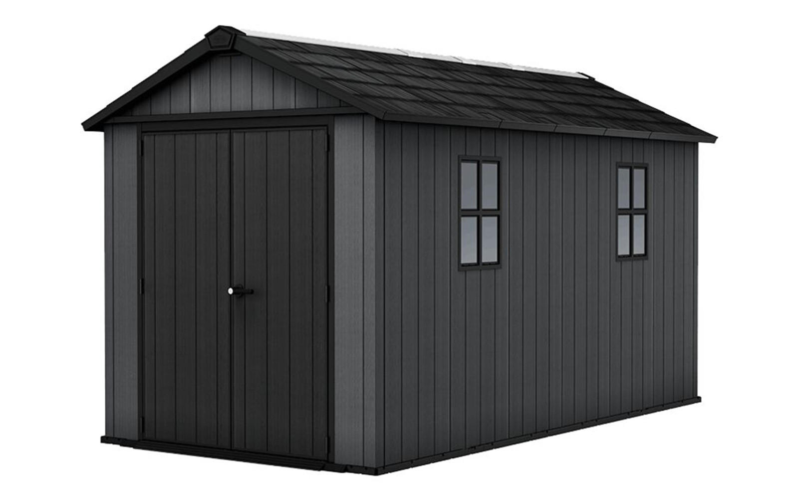 GARTENHAUS Newton - Grau, Kunststoff (230/246/413cm) - Keter