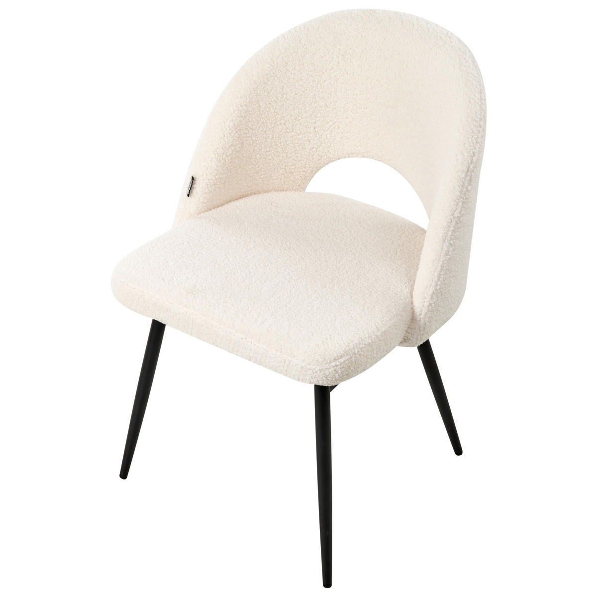 JÍDELNÍ ŽIDLE sada 2 ks Polyester Bílá Onaga - bílá, kov/textil (52/77/56cm) - Beliani
