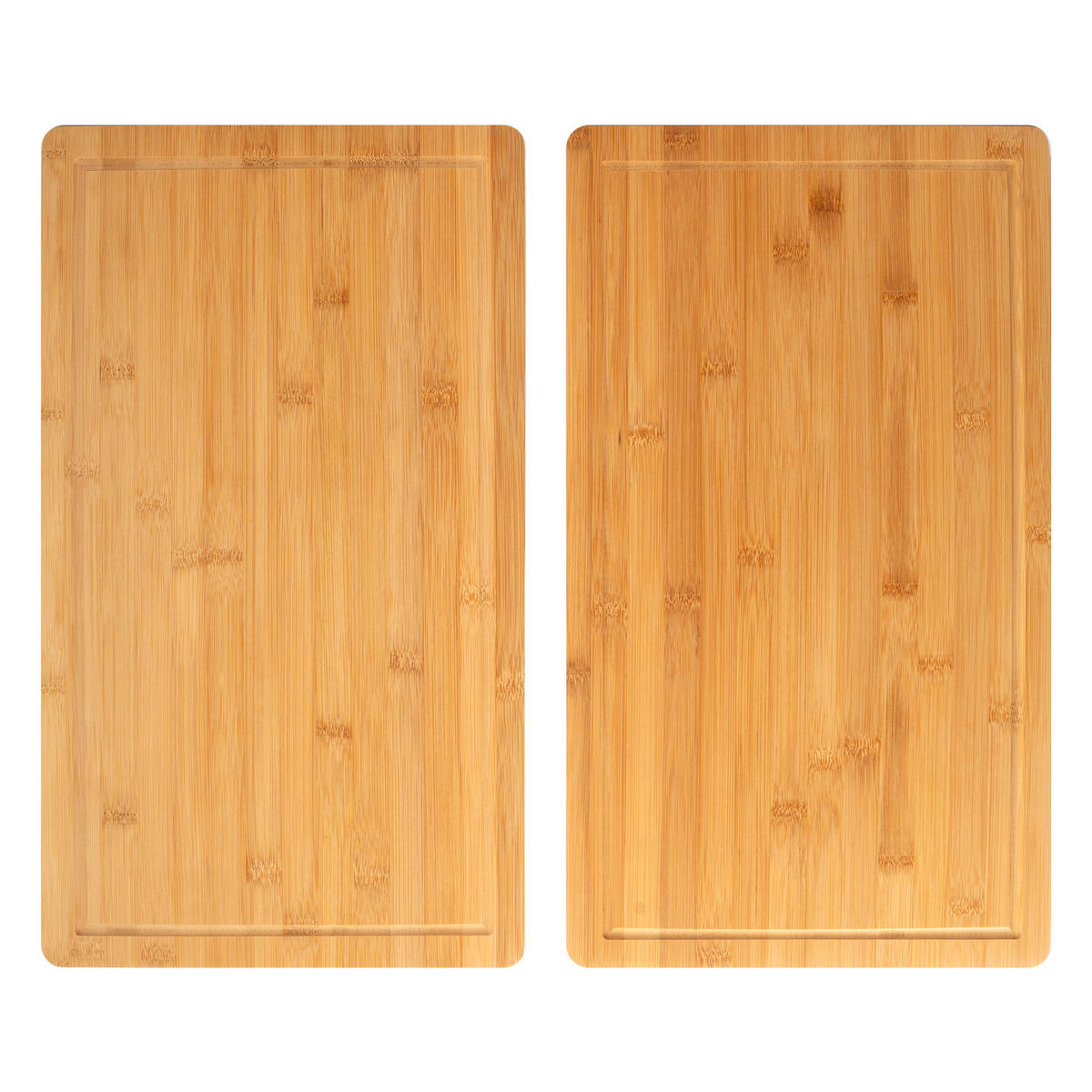 HERDABDECKPLATTE 2er-Set, Bambus - Braun, Holz (52/4/30cm) - bremermann