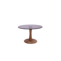 BEISTELLTISCH Faye Braun 60/60/45 cm - Braun, Glas (60/60/45cm) - Livingfurn