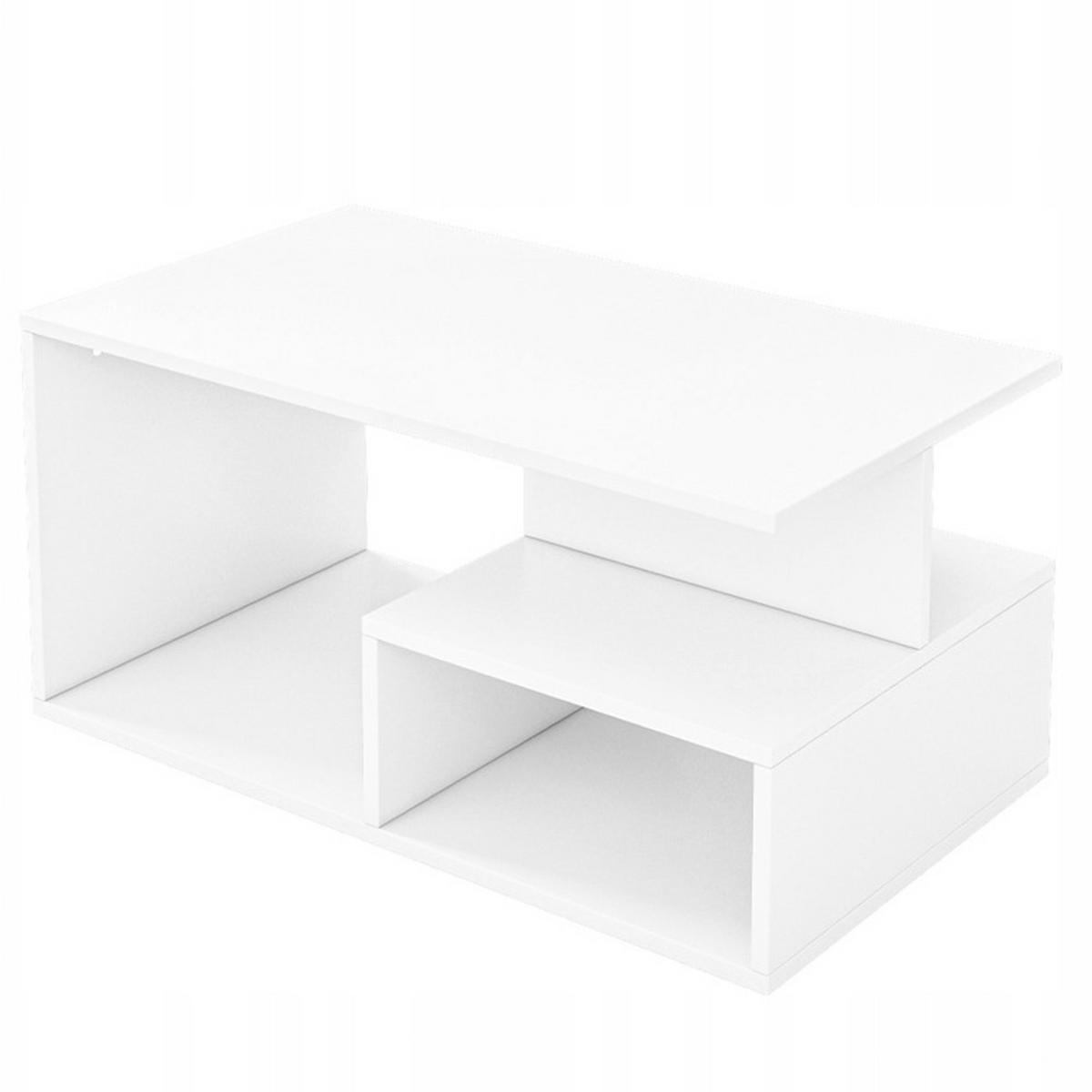 COUCHTISCH, weiß 90/43/51 cm - Weiß, Holzwerkstoff (43/90/51cm)