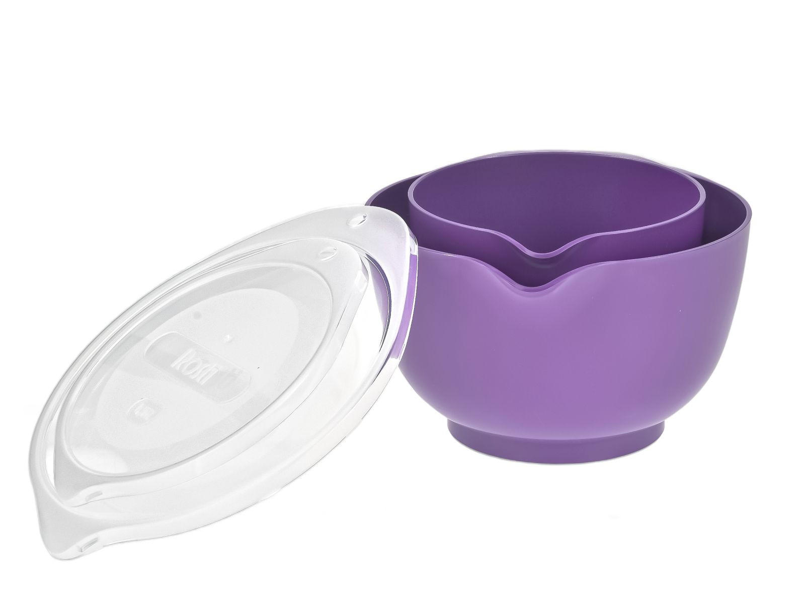 RÜHRSCHÜSSEL-SET Margrethe New lila (2tlg) - Violett, Kunststoff (21/15cm) - Rosti