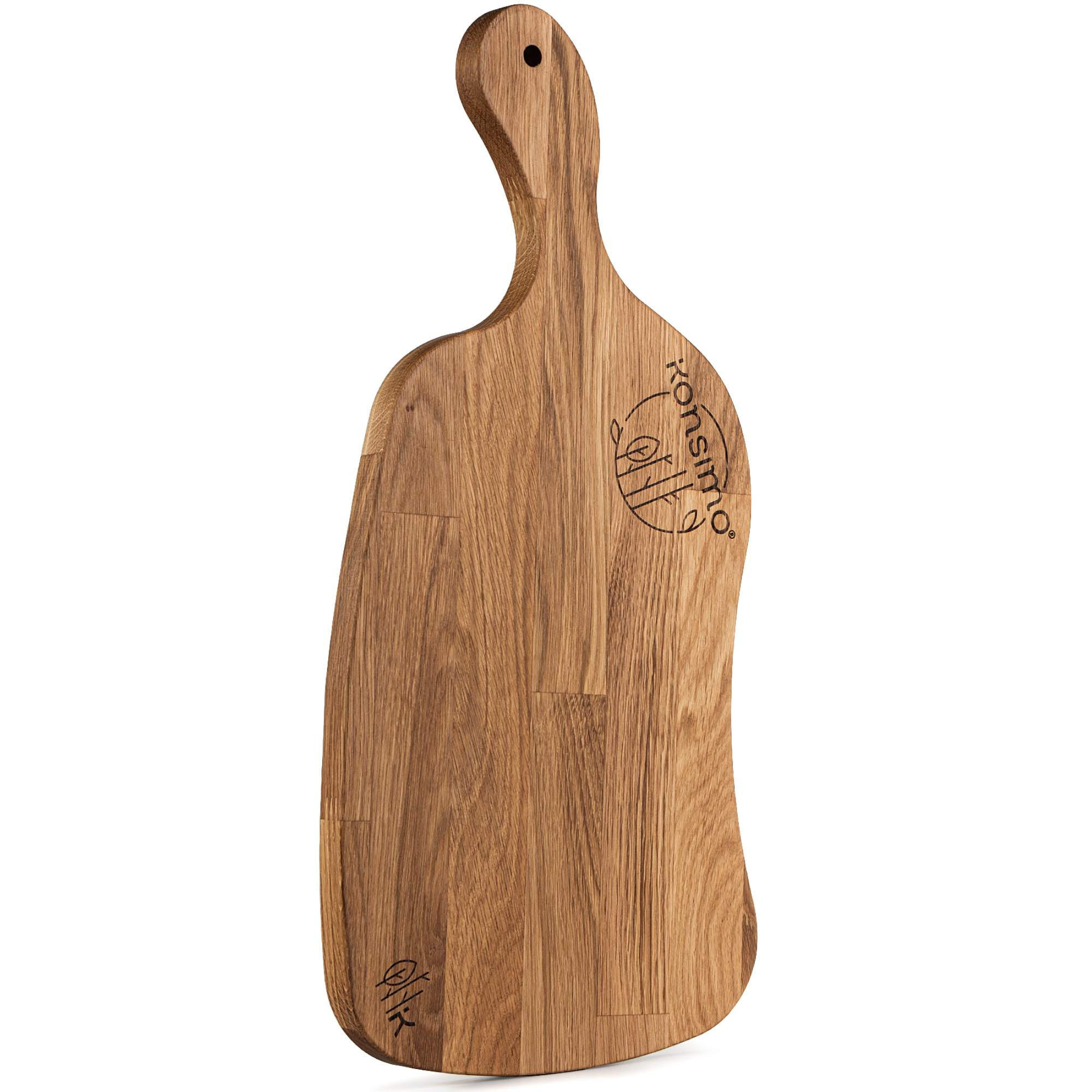 SCHNEIDEBRETT Holz Eiche geölt LIVO - Eichefarben, Holz (23/49cm) - KONSIMO®