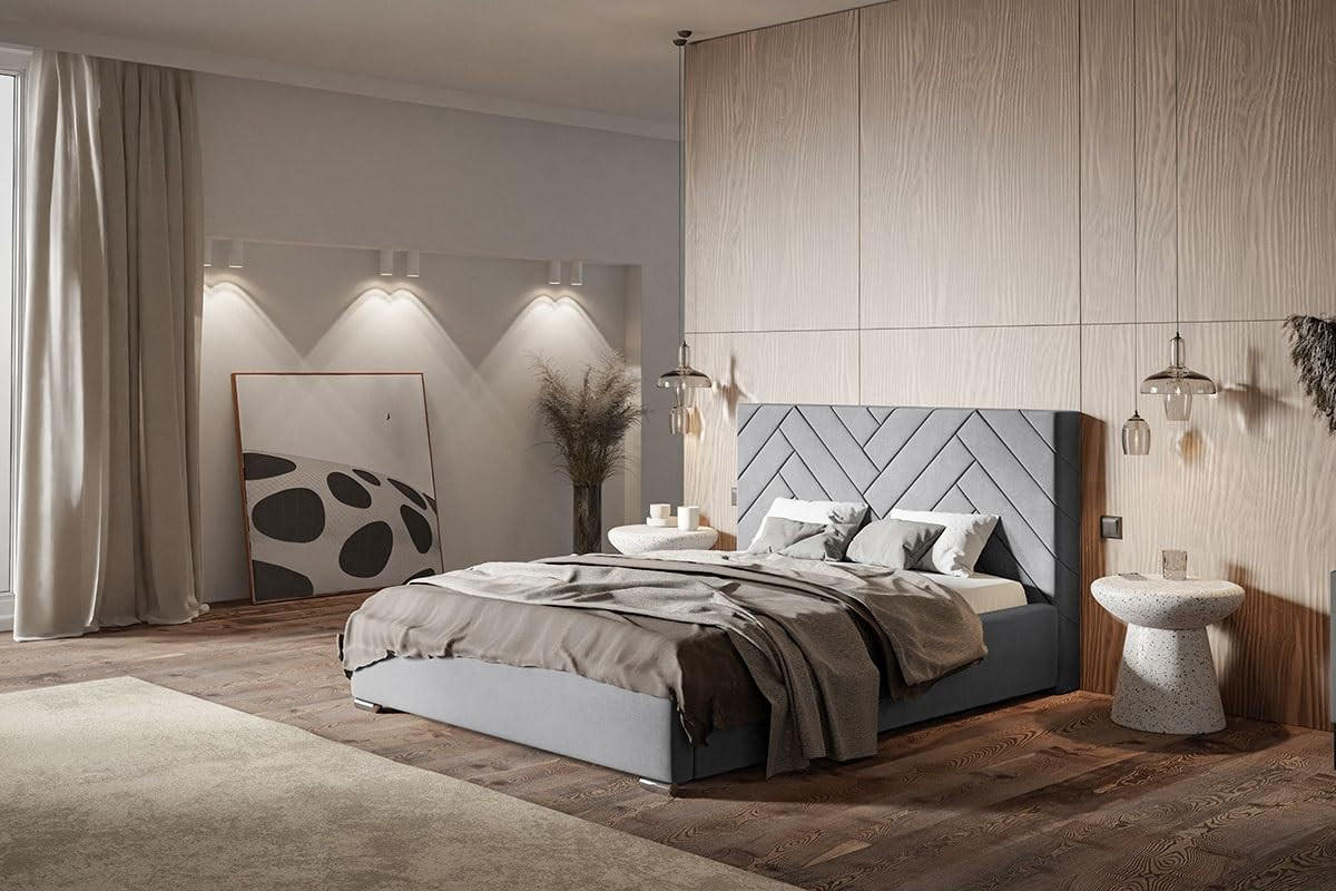 POLSTERBETT Sevilla mit Kopfteil, 180x200 cm, Doppelbett mit Bettkasten und Lattenrost aus Holz, Velourstoff Türkis - Türkis, Holz/Textil (180/200cm) - Alpi-Möbel