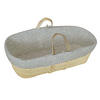 BABYTRAGEKORB Bio-Baumwolle grau - Hellgrau, Naturmaterialien (29/78cm) - Premiers Moments