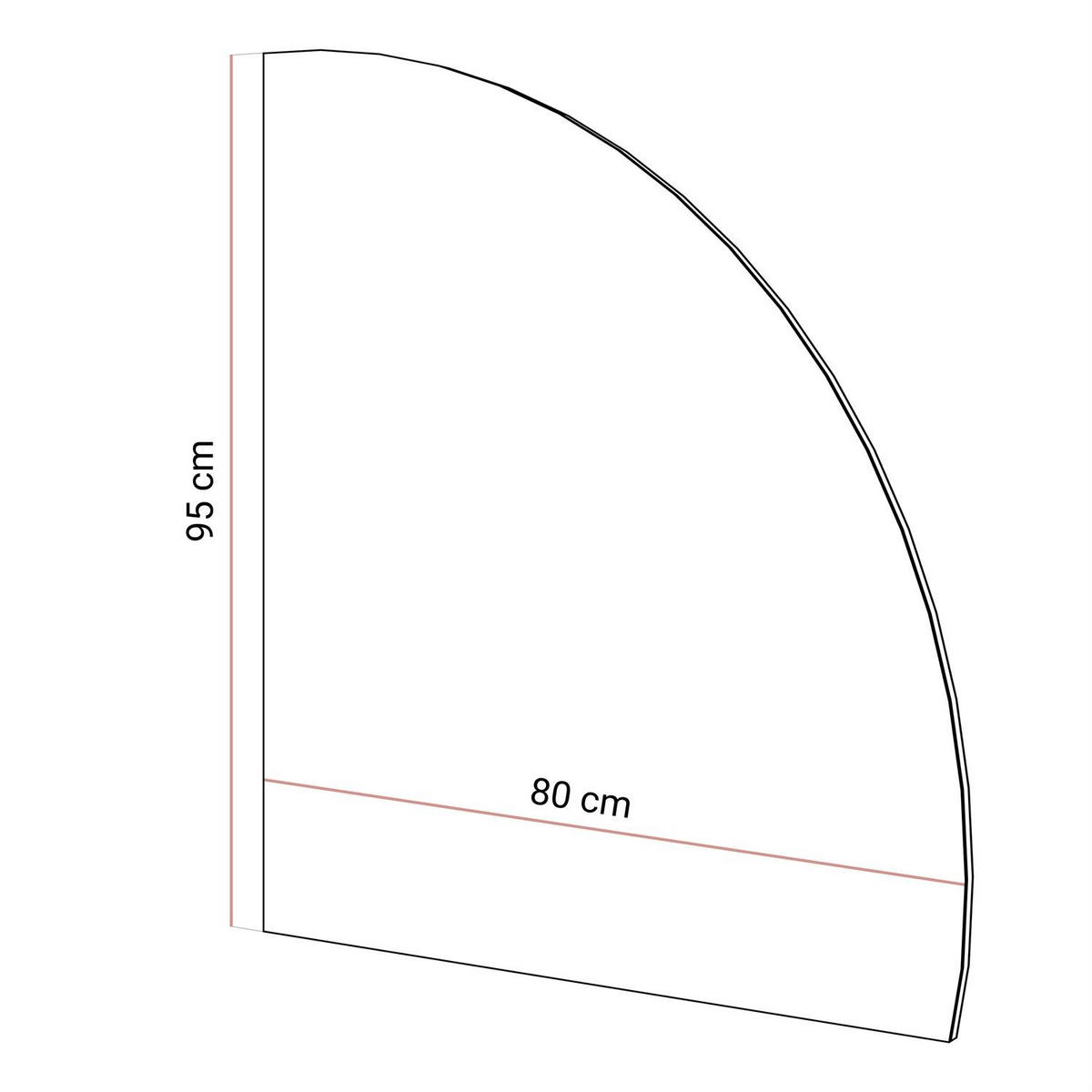 HÄNGESPIEGEL QUINNIE mit LED-Beleuchtung rechts - Transparent, Holzwerkstoff (80/95/0.4cm) - Lookway