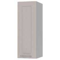 KÜCHENHÄNGESCHRANK Kvantum W2/20 Grau / Kaschmir Matt 20 / 32,5 / 72cm - Kaschmir/Grau, Holz/Holzwerkstoff (20/72/32.5cm) - Feldmann-Wohnen