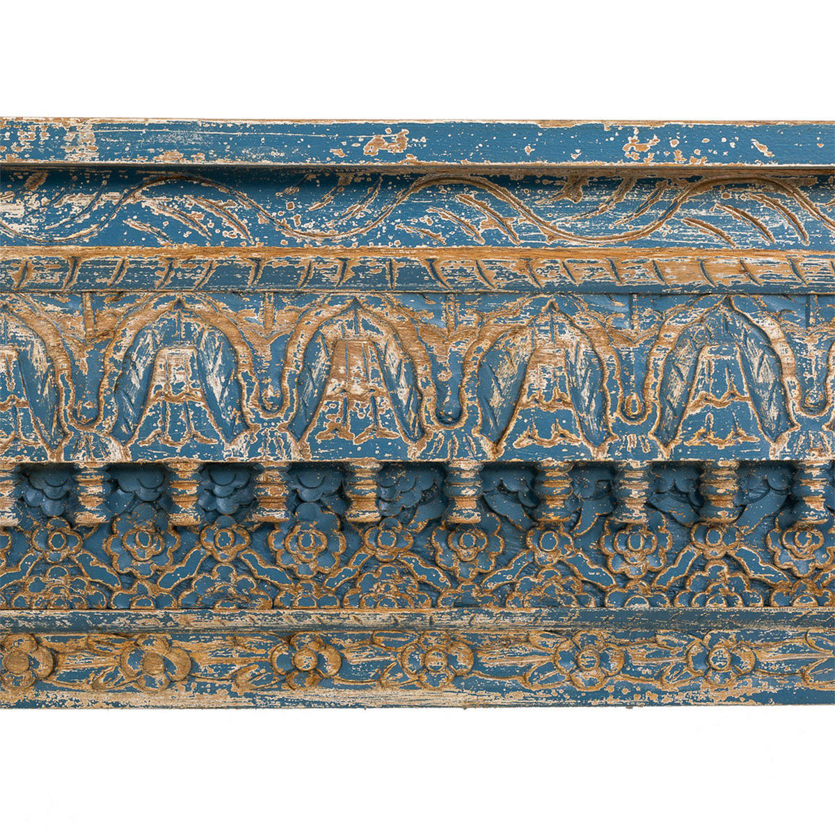 KONSOLENTISCH aus Holz, 160x40x90cm - Blau, Holz (40/160/90cm) - Wanderlust