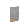 FRONTBLENDE R-Line Beton 45 cm ohne Arbeitsplatte - Honigeiche/Grau, Holzwerkstoff (45/57.2/1.6cm) - Vicco