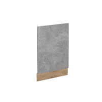 FRONTBLENDE R-Line Beton 45 cm ohne Arbeitsplatte - Honigeiche/Grau, Holzwerkstoff (45/57.2/1.6cm) - Vicco