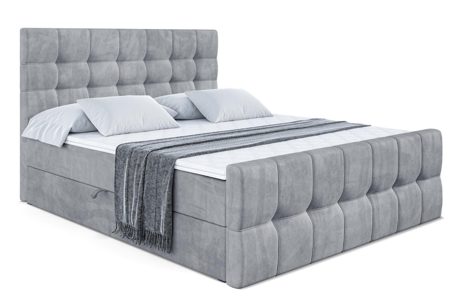 BOXBETT BERO-Z - 180 x 200 - H3 - Grau - Grau, Holzwerkstoff (180/200cm) - ALTDECOR