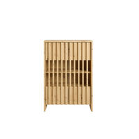KOMMODE ZEPHYR 60/87/34cm mit Schubladen 2 Türen Eiche Artisan - Eiche Artisan, Holzwerkstoff (60/87/34cm) - MASSENO