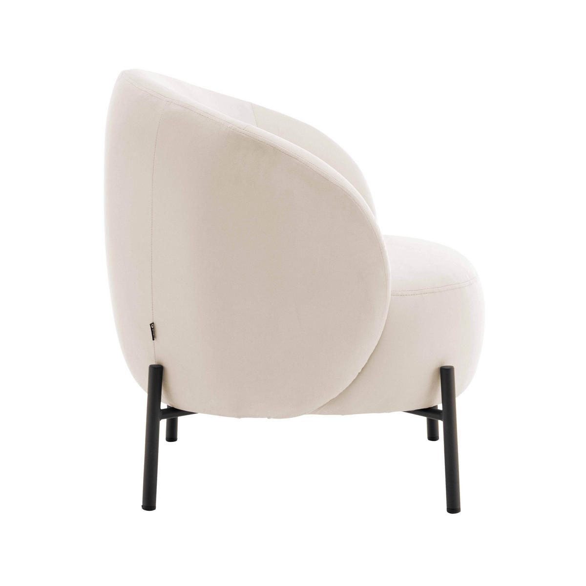 RELAXSESSEL, Beige - Beige, Textil (66/76/73cm) - Oviala