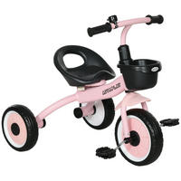 KINDERDREIRAD, Blau/Weiß/Roa, Metall+ EVA - Rosa, Metall (70.5/53/58cm) - AIYAPLAY