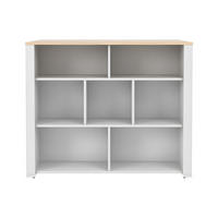 KÜCHENINSEL - 4 Personen - Holz, Platte - Naturfarben Hell, Weiß - - Naturfarben/Weiß, Holz (110.2/90.5/80cm) - Vente-Unique