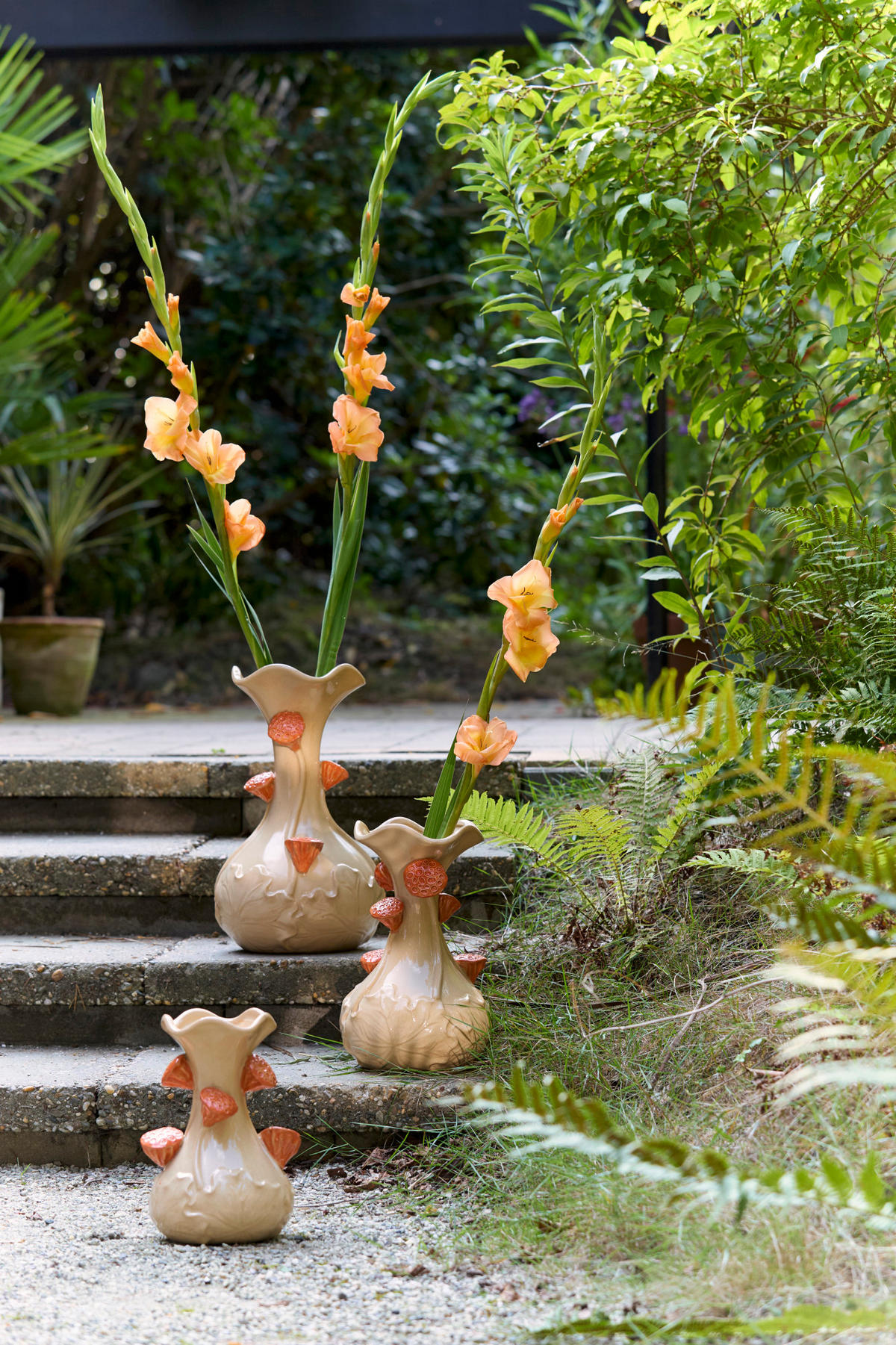 VASE Odali Weiß Ø24/40 cm - Weiß, Keramik (40cm) - Light & Living