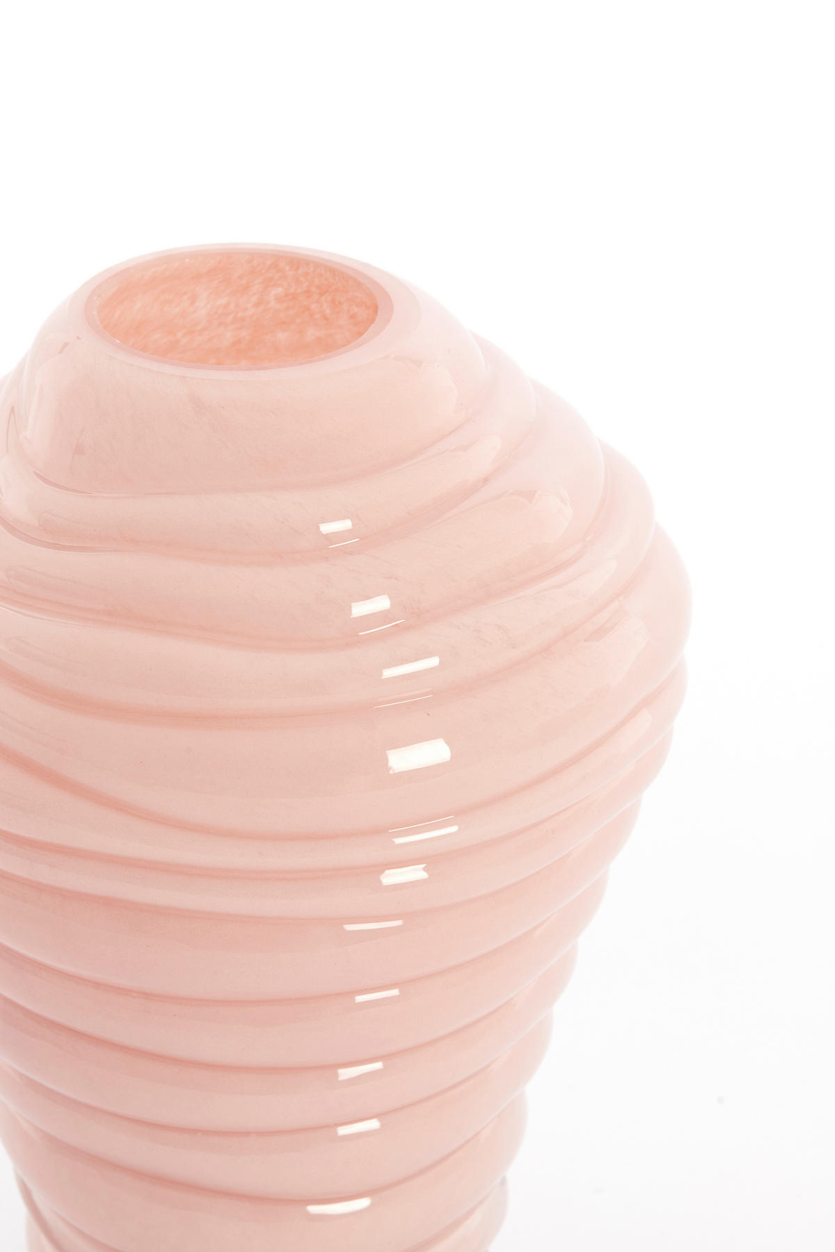 VAZE Fenlor Rosa 18/18/25 cm - Pink, Glas (25cm) - Light & Living