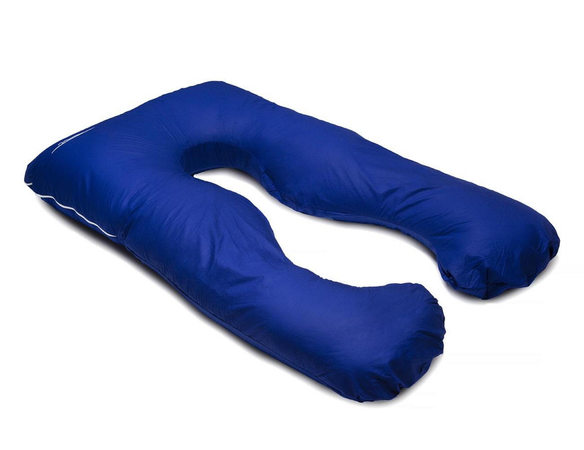 ERSATZBEZUG- Baumwolle (Blau) - Dunkelblau, Textil (100/150cm) - KomfortKissen