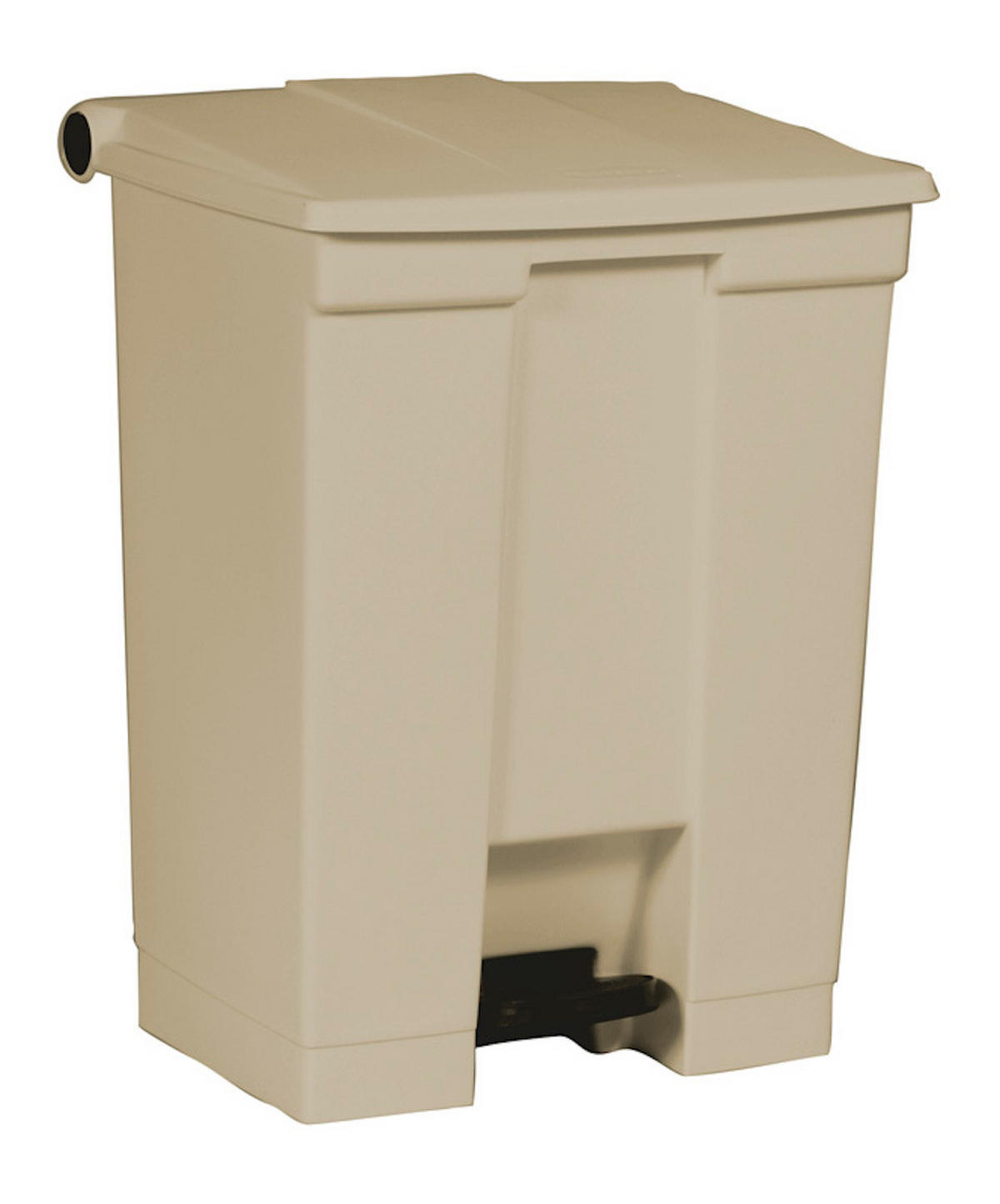 MÜLLEIMER Robuster Pedaleimer 68,1 Liter 67,3 x 41 x 50,2 cm Aus Konformen Polyethylen Beige - Beige, Metall (41/67.3/50.2cm) - PROREGAL
