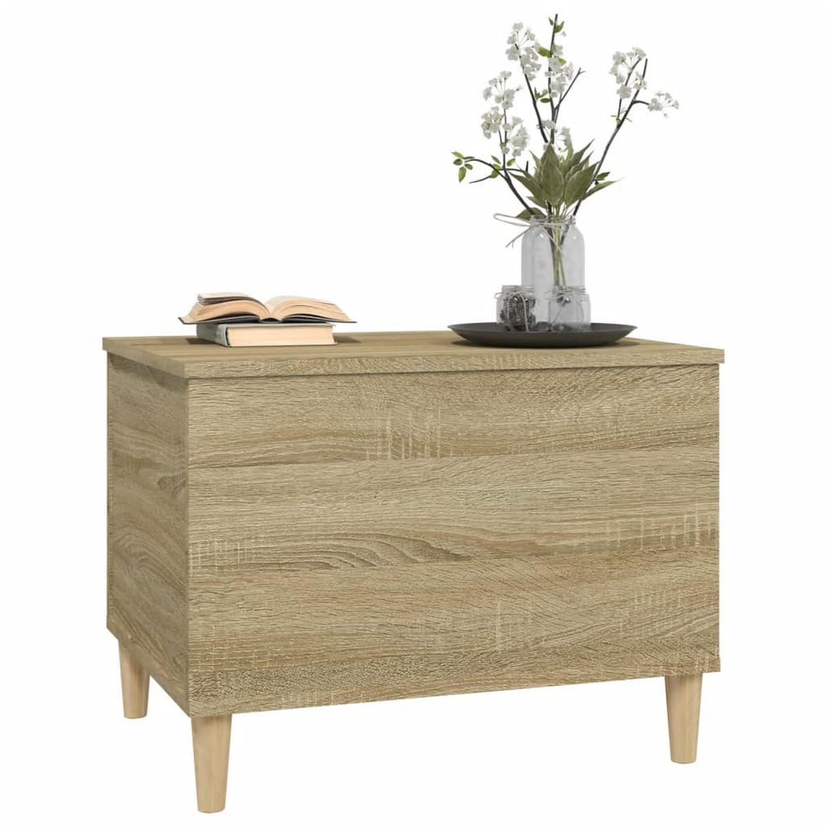COUCHTISCH Sonoma-Eiche 60x44,5x45 cm Holzwerkstoff - Braun, Holzwerkstoff (60/44.5/45cm) - furnicato