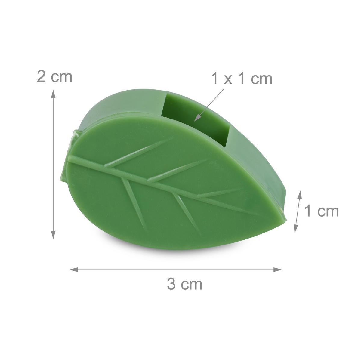 140XPFLANZENCLIPS - Grün, Kunststoff (2/3/1cm) - Relaxdays