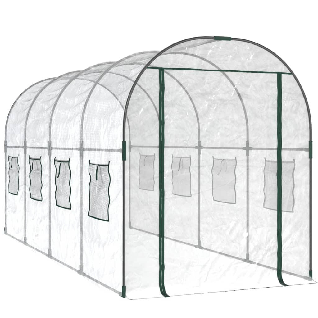 Deluke Gewächshaus Transparent 161x188x398 cm