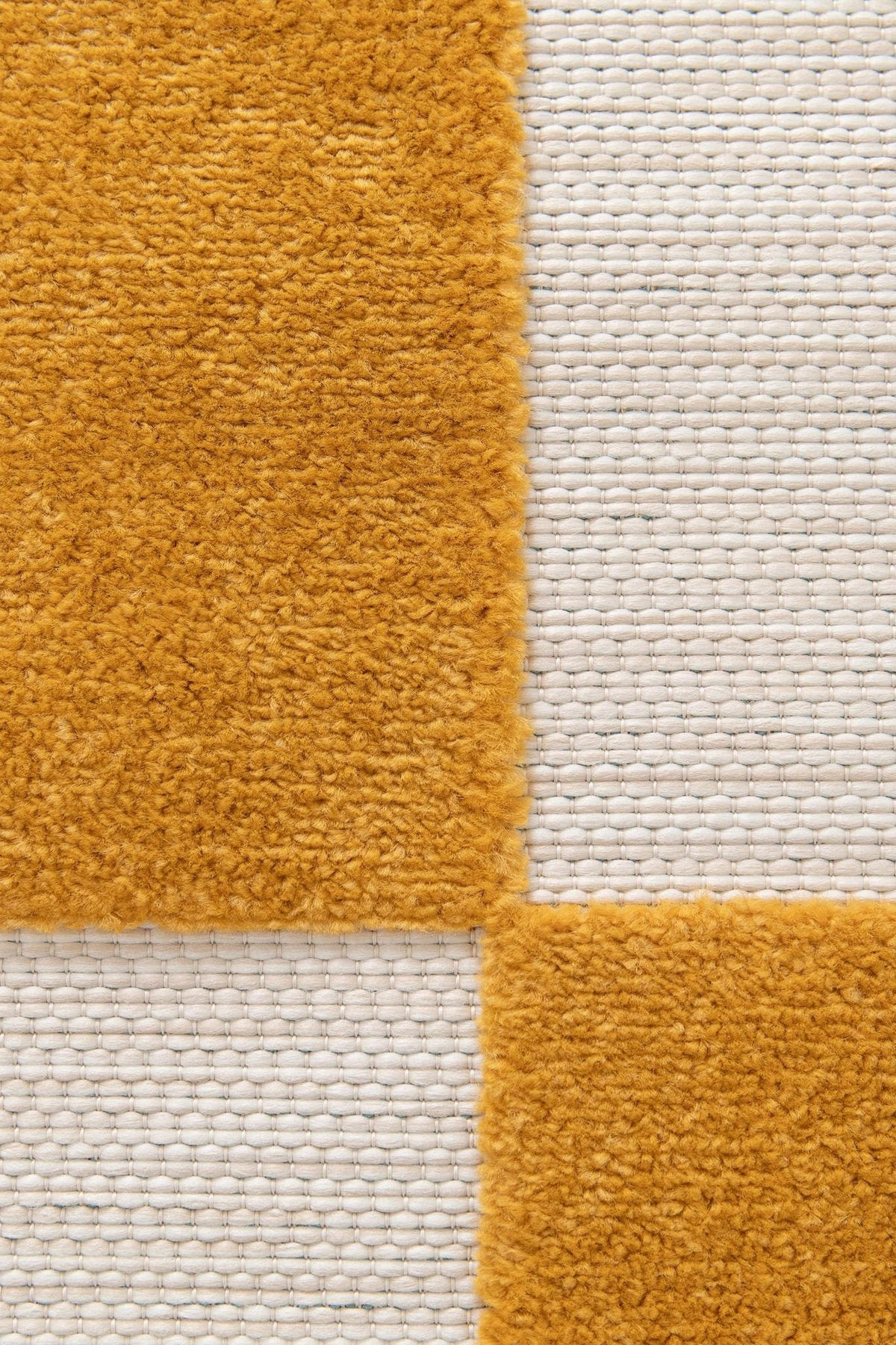 TEPPICH für Innen und Außen mit Skulptureffekt gelb - Gelb, Textil (120/170cm) - AFK Living