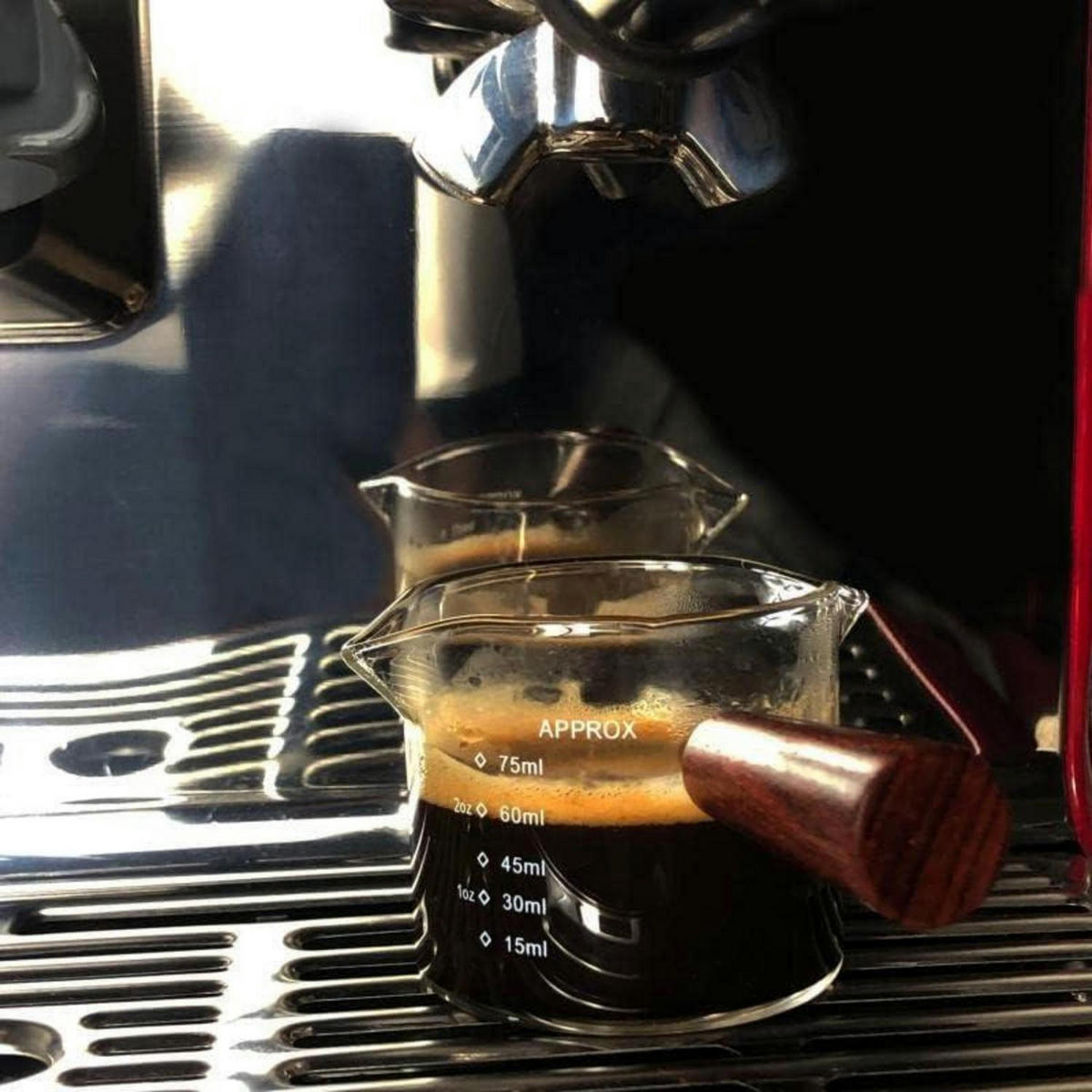 ESPRESSOGLAS mit Griff 75 ml Borosilikatglas - Transparent, Glas (0.075L)