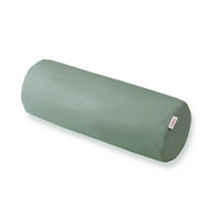 NACKENROLLENBEZUG BasicSoft natural-grün 100% Baumwoll-Jersey 15/40 cm - Salbeigrün, Textil (15/40cm) - beties Heimtextil