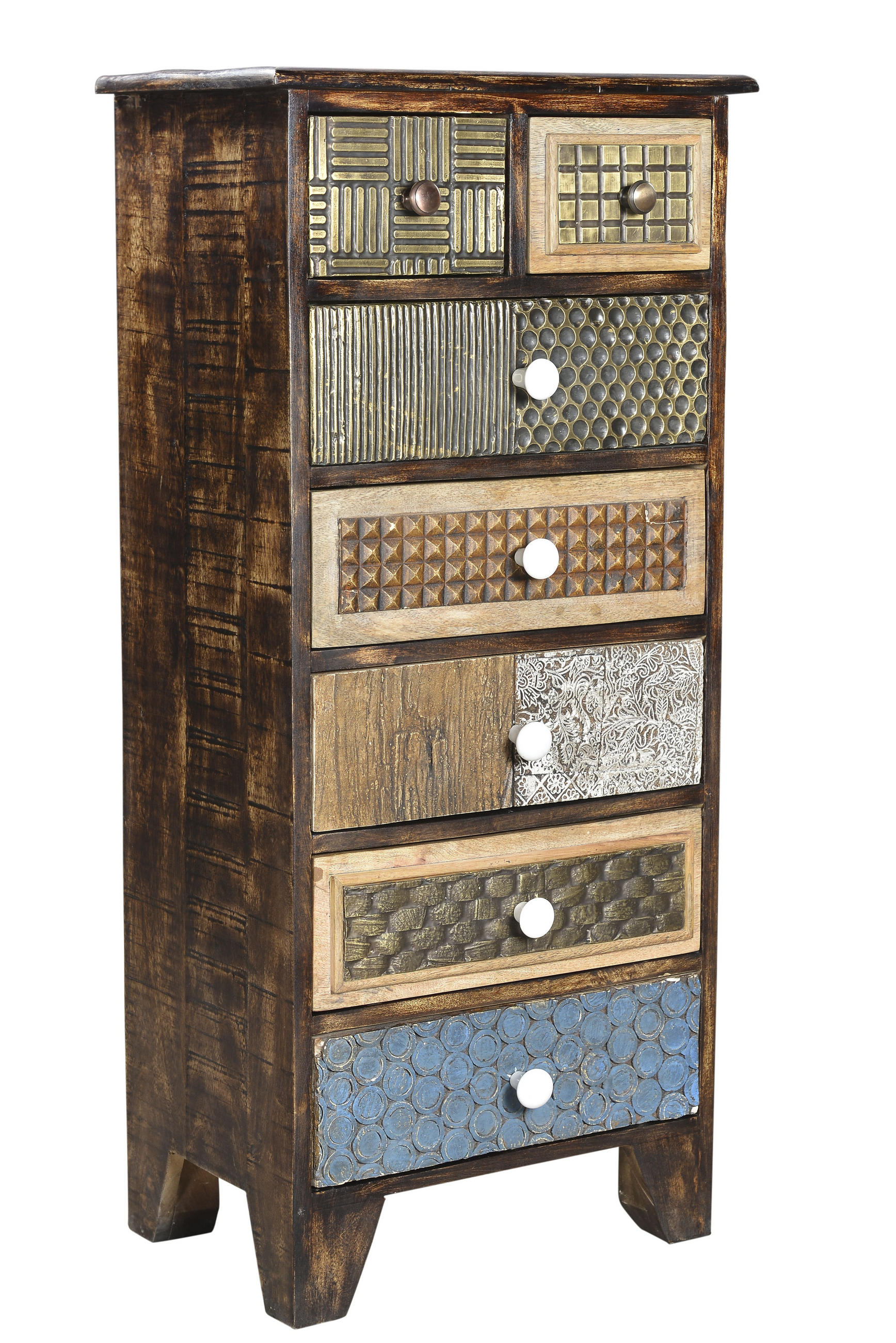 KOMMODE Ivar Holz Mehrfarbig 110x50x35cm - Multicolor, Holz (50/110/35cm) - DELUKE
