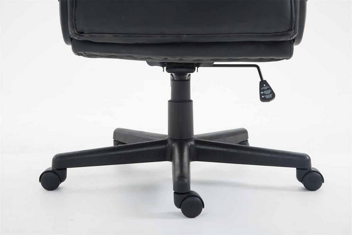 BÜROSTUHL Sportino XL, Kunstleder Schwarz - Schwarz, Kunststoff/Textil (66/116/70cm) - TPFLiving