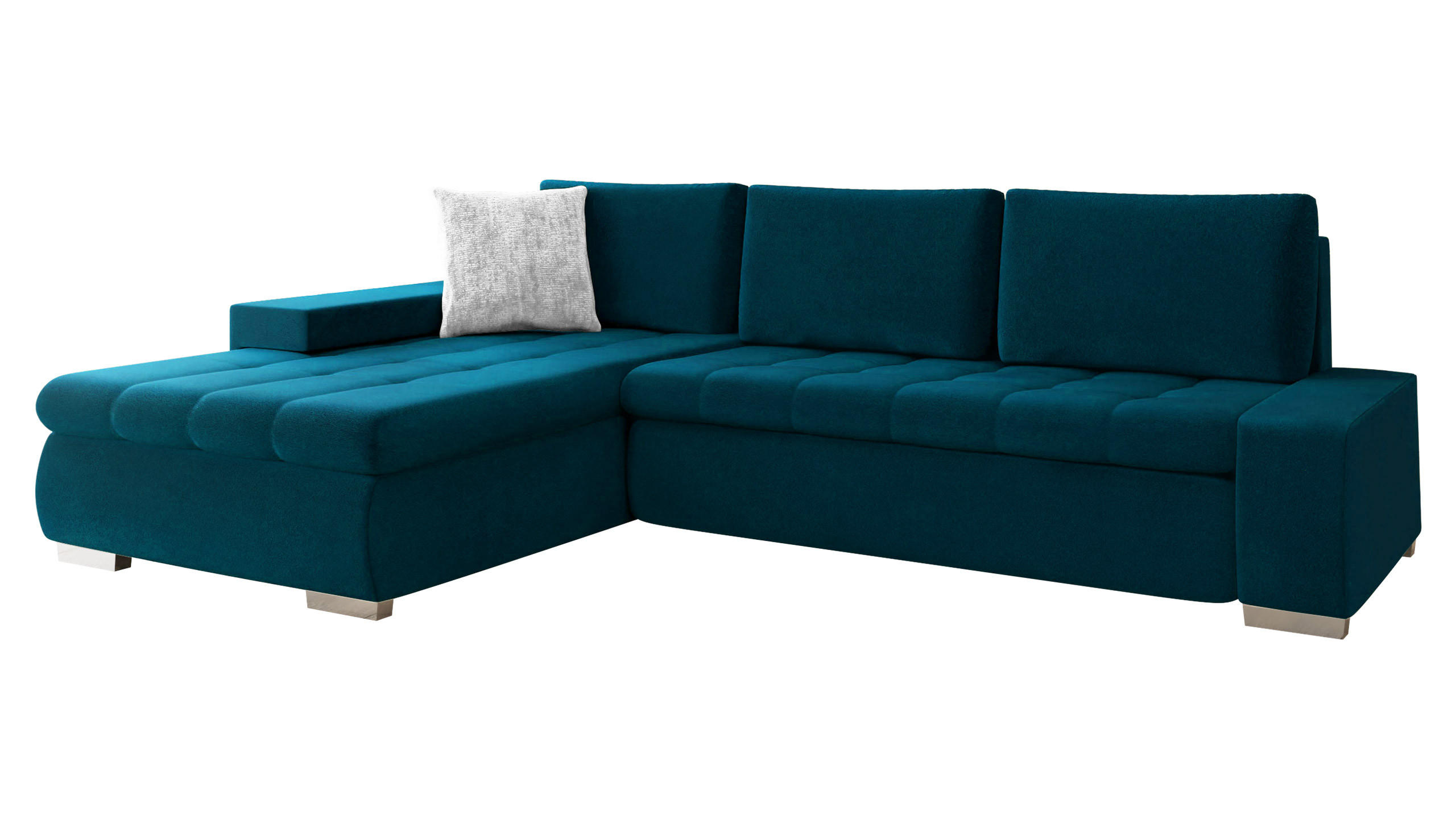 ECKSOFA Orkan Premium - Türkis, Holz/Textil (302/213cm) - MIRJAN24