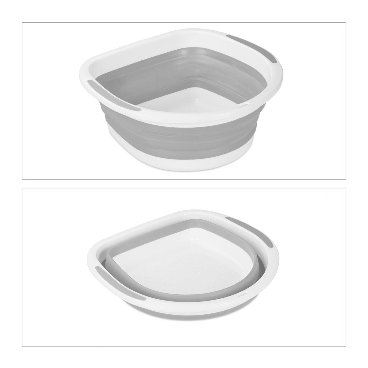 FALTSIEB - Multicolor, Kunststoff (33cm) - Relaxdays