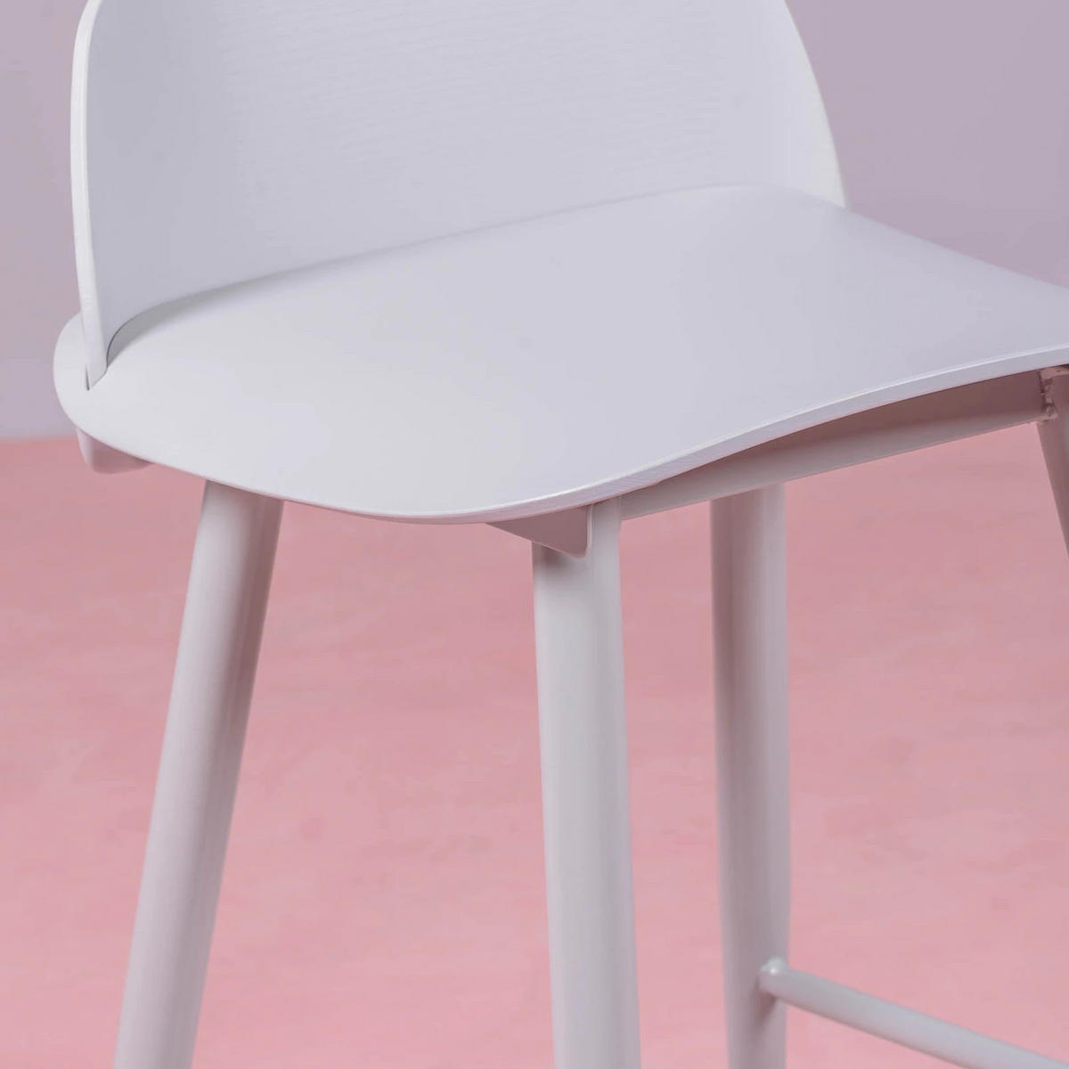 HOCKER Kunststoff Grau - Grau, Kunststoff (45/78/50cm) - Nest Dream