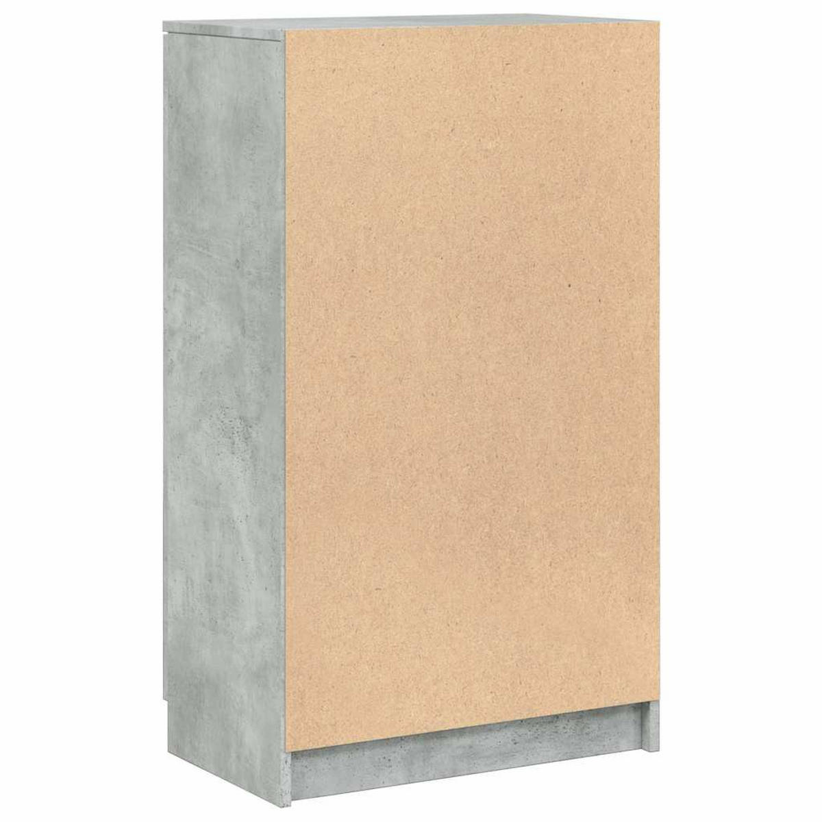 SCHUHSCHRANK Betongrau 59/35/100,5 Cm Holzwerkstoff - Grau, Holzwerkstoff (35/100.5/59cm) - vidaXL