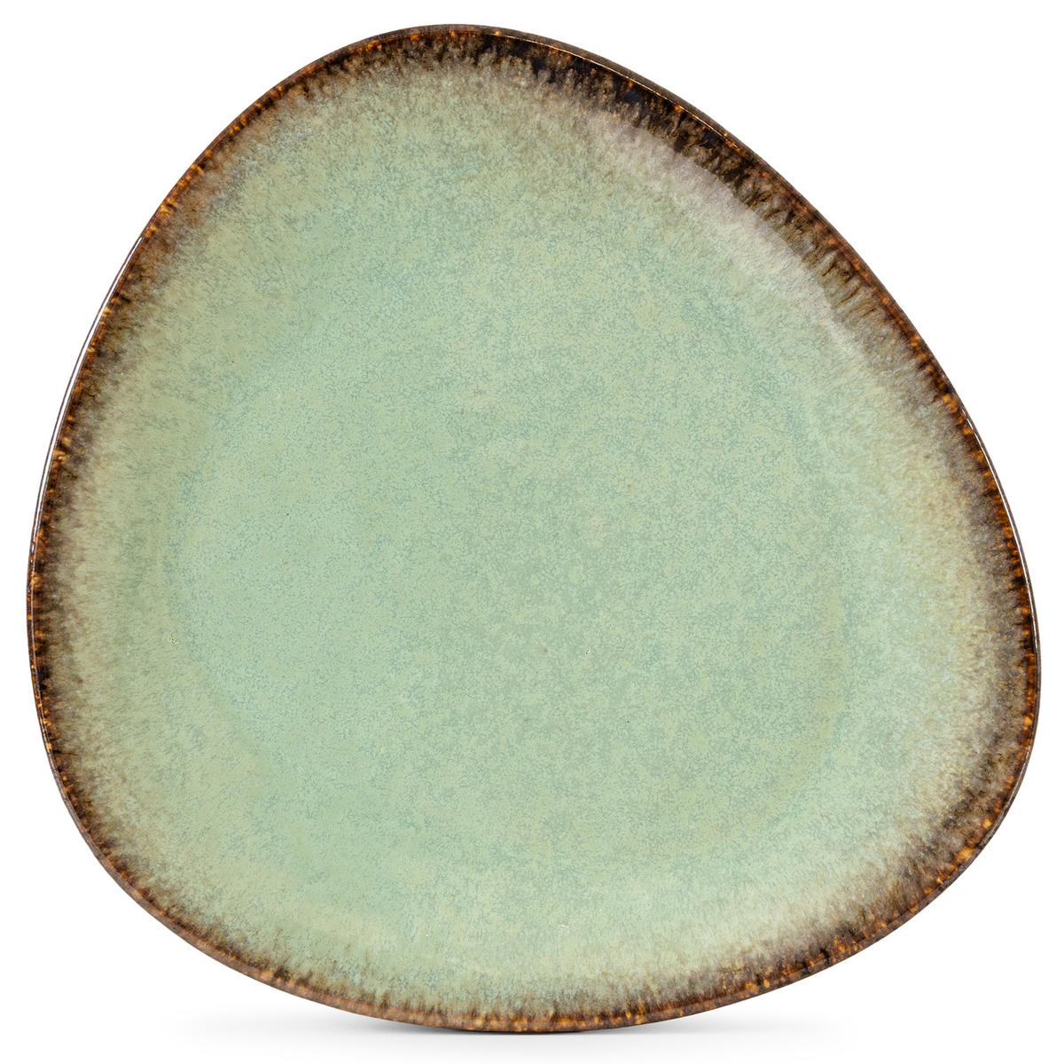 DESSERTTELLER PRIMA 6-tlg, Salbeigrün - Salbeigrün, Keramik (24/26/2cm) - KONSIMO®