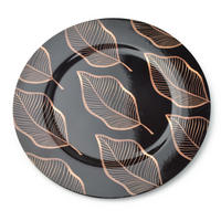 UNTERSETZER Blanche Schwarz 33/33/2 cm Kunstoff - Schwarz, Kunststoff (2cm) - Mondex