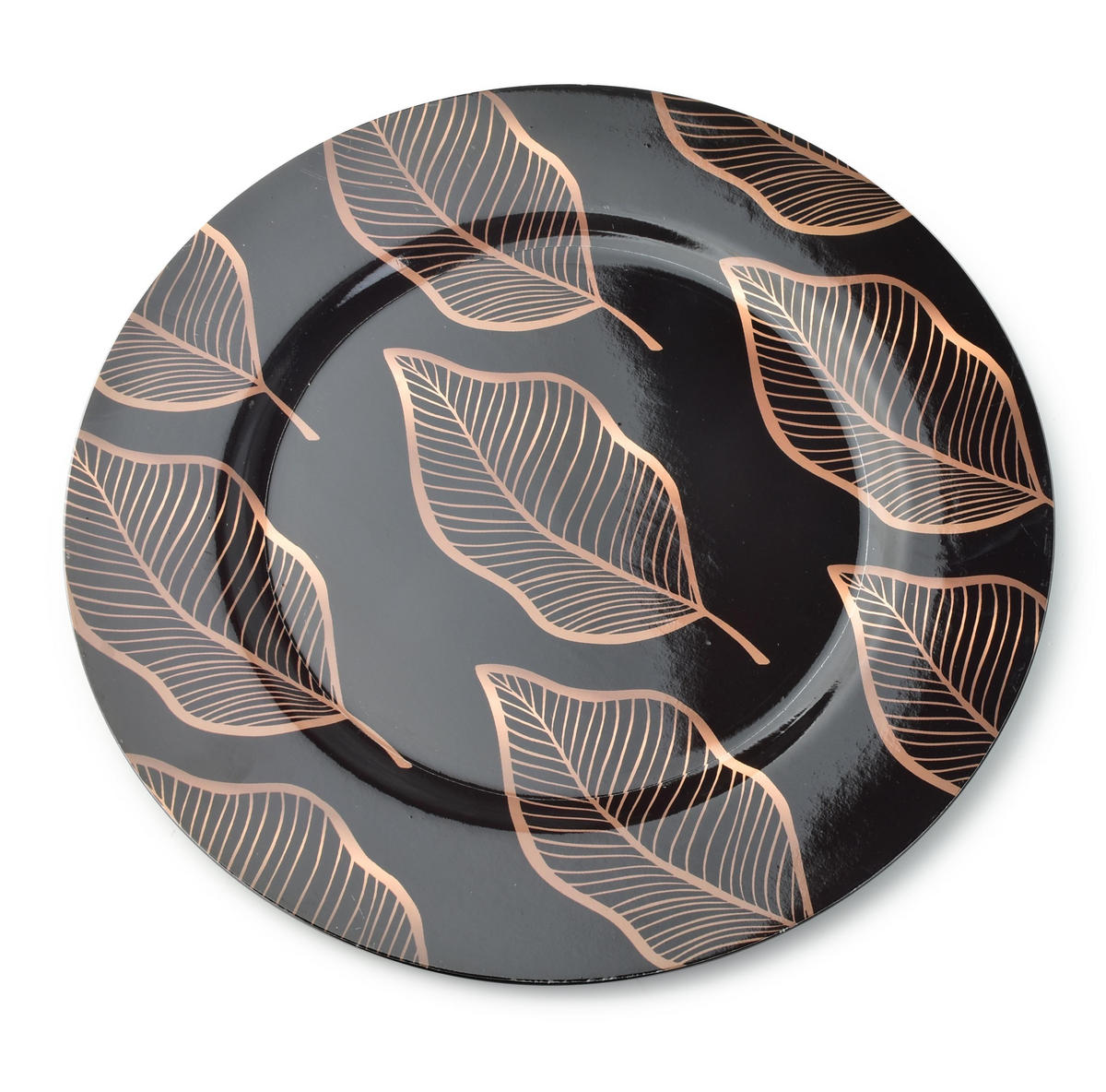 UNTERSETZER Blanche Schwarz 33/33/2 cm Kunstoff - Schwarz, Kunststoff (2cm) - Mondex